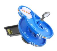 Artibetter Rotating Track Replacement for Racing Car Track Blue Abs Material Accessory Easy to Install for Scene Building and Train Imagination