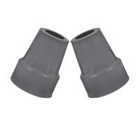 Artibetter Rubber Crutch Tip Replacement Covers Shock Absorbing Non- Rubber Feet 2pcs Easy Replacement for Enhanced Stability and Durability for Walking Stick and Cane