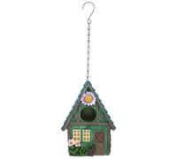 Artibetter Rustic Resin Dovecote Bird House with Strong and Breathable Design Creative Decorative Birds Shelter for Balcony and Home Decoration