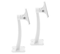 Artibetter Security Camera Mounting Bracket and Enhanced Viewing Angles Aluminium Alloy 2pcs with Adjustable Angle and Small Curved Design for Stable Support Suitable for Home and Office Use