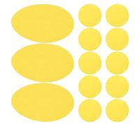 ARTIBETTER Self-Adhesive Dimmer Diffuser Film 25Pcs 50Mm Warm Yellow Gel Filters for LED Spotlights Suitable for Portrait and Product Photography Lighting
