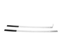 Artibetter Shelf Arrangement Tool, 2pcs Stainless Steel Dual-sided Millimeter Scales and Right Angle Ruler Edge Lightweight and Portable Shelf Space Planning Ruler for Retail and Stockroom