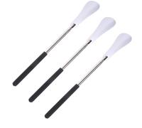 Artibetter Shoe Horns and Sturdy Construction Stainless Steel 3pcs Extendable with Adjustable Length Handle Shoe Helpers for Home Or Shop Use