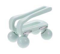 ARTIBETTER Shoulder Massage Roller Manual Body Massager with Massage Beads Light Blue for Neck and Back Relaxation for Home and Travel Use