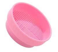 Artibetter Silicone Beauty Egg Cleaning Cup Makeup Brush Drying Holder Makeup Sponge Cleaners Brush Cleaner Mat