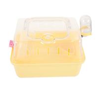 Artibetter Small Animal Carrier Cage Box Hamster Carrying Box Practical Portable Plastic Pet Cage for Travel and Shopping Suitable for Hamster and Mice