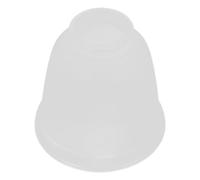 Artibetter Small Glass Lamp Shade Replacement for Ceiling Lights and Wall Sconces, Heat Resistant White Bell Shape Lampshade with Elegant Design, for Modern Homes and Commercial Locations