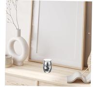 ARTIBETTER Small Pet Urn for Ashes Mini Keepsake Cremation Urn for Rabbits and Small Animals Portable Memorial Casket for Preserving Pet Ashes and Memories Silver Finish