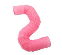 Artibetter Small Pink Plastic Hamster Tunnel for Small Pets Expandable Pet Play Tunnel with Educational Fun Suitable for Hamsters Ferrets