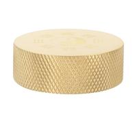 Artibetter Small round Copper Paperweight for Calligraphy Practice, Solid Smooth Surface Desk Ornament, Chinese Paperweight Decoration for Home and Office