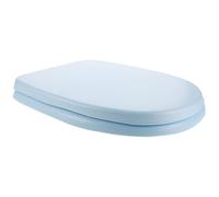 Artibetter Soft Foam Toilet Seat Cover Replacement for Home Bathroom Thick Cushioned Non-Slip Lid Easy to Install and Clean Comfortable Toilet Accessory in Light Blue Fits Large U-Shaped