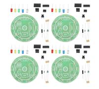 Artibetter Soldering Practice Kit Practical DIY Learning Set for Beginners 4 Sets Plastic Electronics Training Boards for School and Hobby Use