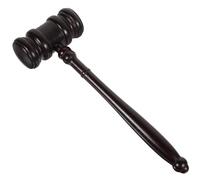 ARTIBETTER Solid Wood Judge Gavel Hammer Mallet with Smooth Finish Practical Auction and Courtroom Hammer for Judges and Lawyers Compact Portable Design Wooden Mallet for Legal and Auction