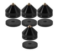 Artibetter Speaker Isolation Feet and for 4 Sets with Shockproof Aluminium Alloy Pads with Easy Installation Speaker Spike Feet for CD Players and Turntables, for Home Theaters and