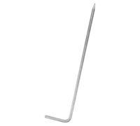 Artibetter Stainless Steel Ground Rod Earthing Stake, Silver, Easy Installation, for Lightning Protection and Electric Fences, Grounding Stake for Antenna