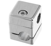 ARTIBETTER Stainless Steel Laboratory Clip Holder with Square Cross Shape, Sturdy Electroplating Clamp for Lab Stand Equipment, Fine Workmanship and Creative Appearance for Scientific Use