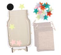 ARTIBETTER Star Reward Jar for Classroom and Home Multifunctional Motivational Tool with Colorful Star Tokens Positive Behavior Reward System for Teachers and Parents