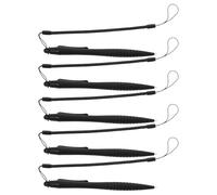 ARTIBETTER Stylus Pen for Drawing Tablet 5Pcs with Anti-Lost Spring Coil Lanyard, Portable ABS Touchscreen Pens for Boys and and Artists at Home and School