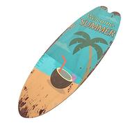 Artibetter Surfboard Wooden Sign Surfboard Beach Signs Surfboard Plaque Decoration Surfboard Wall Signs Coastal Hanging Upholstery Trim Decorative Wall Ornament Outdoor Beach Vacation Metal
