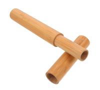Artibetter Sustainable Bamboo Poster Tube with Caps Water Resistant Artwork Storage Cylinder for Documents and Drawings Portable Protective Organizer for Office Home and Travel