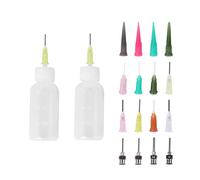 Artibetter Tattoo Set with Precision Applicator Bottles and Needle Tips for Body Art Drawing Diy Ink and Paint Application Tools 3.23X1.18X1.18In