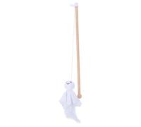 Artibetter Teaser for Stick Wooden Interactive Ghost Shape Cat Exercise and Stress Relief