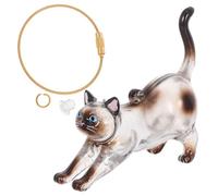 Artibetter Transparent Cat Whisker Keepsake Pendant Lightweight Pet Hair Storage Bottle Keychain Portable Organizer for First Haircut Memorial and Travel Memory Capsule