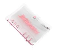 ARTIBETTER Transparent Month Budget Binder Pockets for Cash Organizing Lightweight Binder Pouch for Office Travel and Personal Finance Management