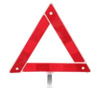 ARTIBETTER Triangle Material with Tripod Car 2pcs the Reflective Portable Design Abs Foldable Safety Highly Visible Red Warning Sign, Roadside for Emergency Vehicle Use
