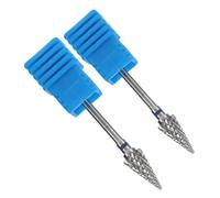 ARTIBETTER Tungsten Steel Nail Drill Bits Comprehensive Nail Care Tools 2pcs for Manicure and Pedicure Gel Polish Removal Suitable for Home Use