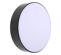 ARTIBETTER Ultra-Thin Round Ceiling Light Cover Flush Mount Protector Flat Plastic Shade for Office Meeting Kitchen Hallway Living with Even Diffusion and Glare Reduction
