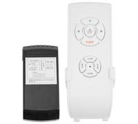 Artibetter Universal Ceiling Fan Remote Control Replacement with 3-gear Wind Speeds and Multi-directional Abs Remote for Home Lighting and Fan Timer Switch, White,