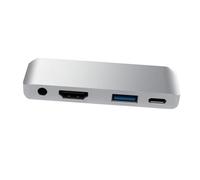ARTIBETTER Usb to Usb-c Converter 4k Hub 3.5mm Jack Usb 3.0 Pd Charging for Notebooks