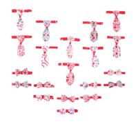 ARTIBETTER Valentine’S Day Pet Neck Ornaments 20pcs Set with Adorable Heart Cupid Bow Ties for Cats and Dogs, Lovely Festival Bow Tie Accessories for Puppy Photo Props