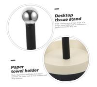 Artibetter Vertical Paper Towel Holder Plastic Kitchen Storage Stand for Home and Office Countertop Drop-resistant Roll Dispenser Suitable for Bathroom Bar Cafe and Restaurant Use