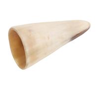 Artibetter Viking Drinking Accessories Beer Horn Mug Genuine Horn Handpolished Versatile Capacity for Medieval Reenactors and History Enthusiasts Rustic Style