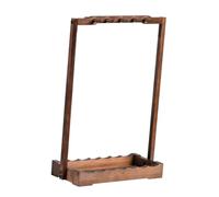 Artibetter Vintage Bamboo Brush Pen Holder Desktop Organizer for Calligraphy and Stationery Portable Lightweight Wood Rack for Home Office and Student Use