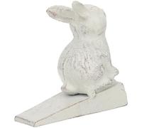 Artibetter Vintage Cast Iron Rabbit Door Stopper Humanized Inclined Plane Design, Decorative Non-Slip Floor Door Wedge for Bedroom and Office, Simple and Generous Style