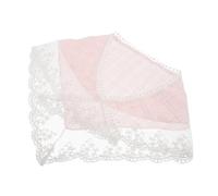 Artibetter Vintage French Triangle Head Scarf for Women, Breathable Polyester Fabric, Versatile Use Summer Hair Accessory in Pink Retro Boho Style