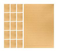 ARTIBETTER Vintage Kraft Writing Paper Set 300 Sheets A5 Lined Letter Stationery Retro Office Supplies for Letters Poems Notes