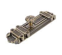 Artibetter Vintage Zinc Alloy Sliding Door Bolt Lock Antique Style Security Latch for Doors and Windows Durable Retro Design with Easy Installation Lightweight and Elegant Home Safety