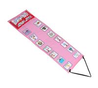 ARTIBETTER Visual Schedule Pocket Chart for Reusable Pink Routine Chart with Daily Task Planner Adjustable Educational Tool for Home and School Supports Special Needs Development