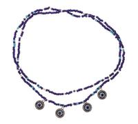 Artibetter Waist Chain and Glass Beads Evil Eye Blue Stylish for Women Featuring Unique Minimalist Design to Highlight Individual Charm and Enhance Overall Look, for Body Jewelry and Belly