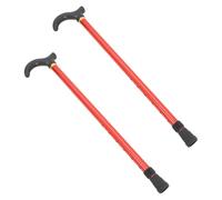 Artibetter Walking Stick Walking Cane Lightweight Collapsible for Outdoor Walks 2pcs Adjustable Height Aluminum Alloy with Retractable Design and Anti-slip Tip for Seniors and Hiking