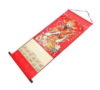 ARTIBETTER Wall Hanging Calendar Chinese Year Decoration Traditional Lunar Year Reminder Family and Friends Practical Planning and Note Writing Surface Medium Bright Gloss Non Woven