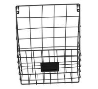 Artibetter Wall-mounted Magazine Rack Metal Wire Holder Capacity Wear-resistant Organizer for Newspapers Files Books Storage Space-saving Office Classroom Scissor Holder