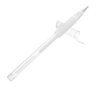 Artibetter Water-resistant White Brow Pen with 1mm Tip, Lightweight Plastic Tattoo Eyebrow Pencil with Anti-skid Handle for Precise Eyebrow Tattooing and Salon Mapping