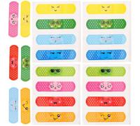 ARTIBETTER Waterproof Breathable Cartoon Adhesive, 40pcs Colorful Wound Strips Cute Patterns, Portable Household and Travel Wound Care