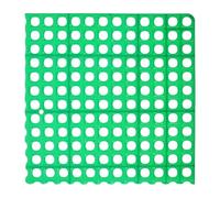 Artibetter Waterproof Rabbit Cage Mat round Hole Design for Bunny and Bird Plastic Floor Protector Mat Helps Lower Paw Injuries for Wire Hutch