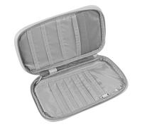 Artibetter Waterproof Travel Wallet and Passport Holder Lightweight Polyester Travel Document Case Portable Data Bag for Organising Cards and Passports on The Go Random Style